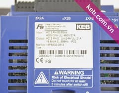 Tem biến tần KEB F6 mã 15F6A32-3513: 400V 31A, 16,6kVA