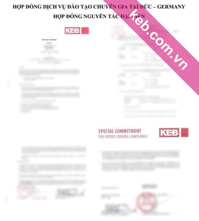 Hợp đồng dịch vụ và hợp đồng nguyên tắc đại diện với KEB Automation KG (Đức)